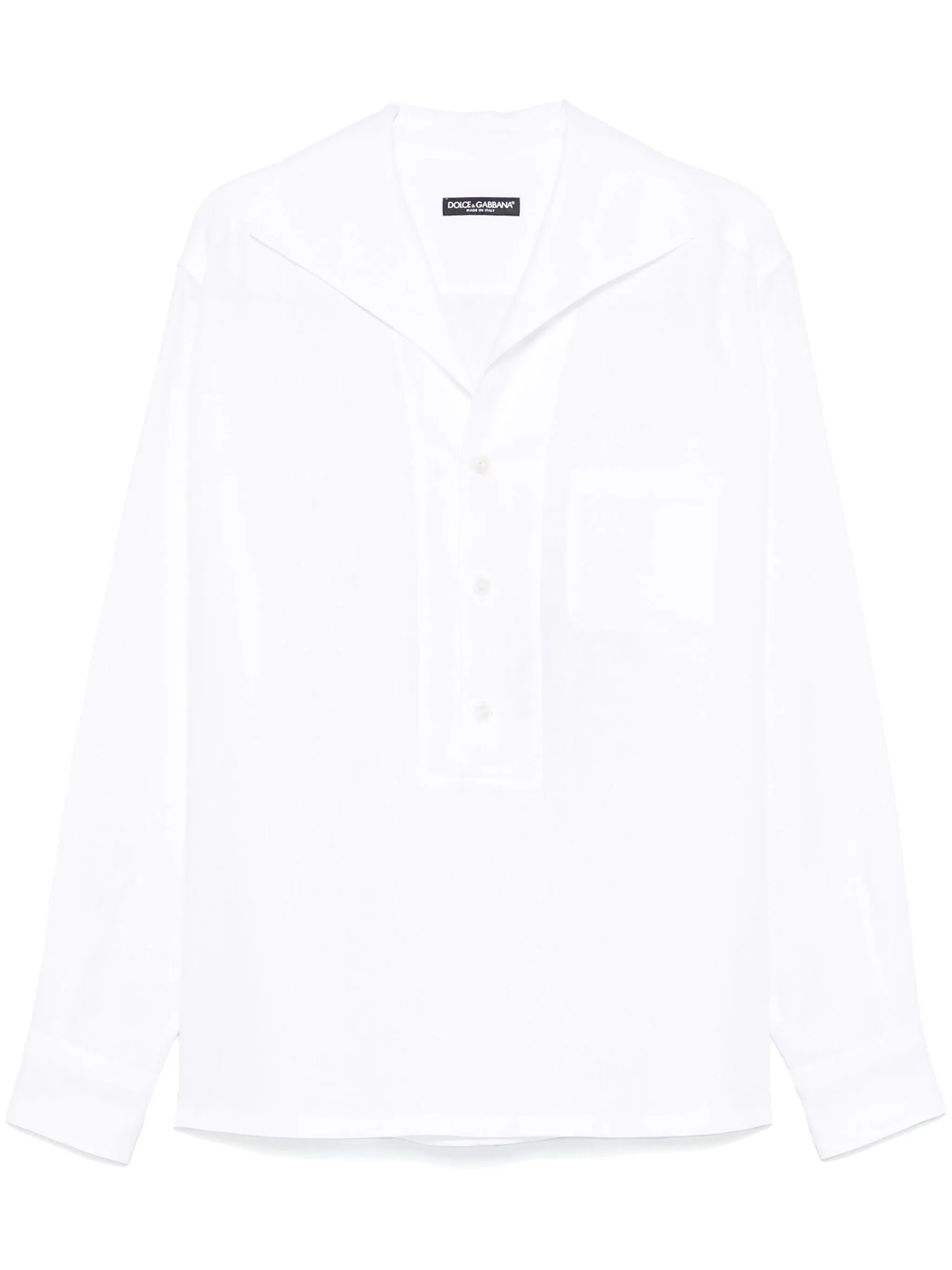 Long-sleeve Linen Shirt - 1