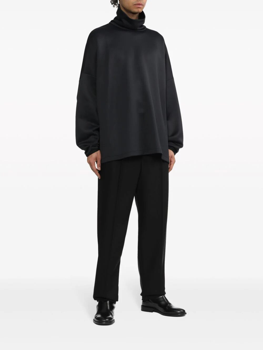 Fear Of God Men Split High Neck Ls Top - 5