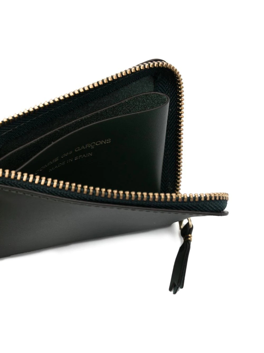 zip-up leather wallet - 3