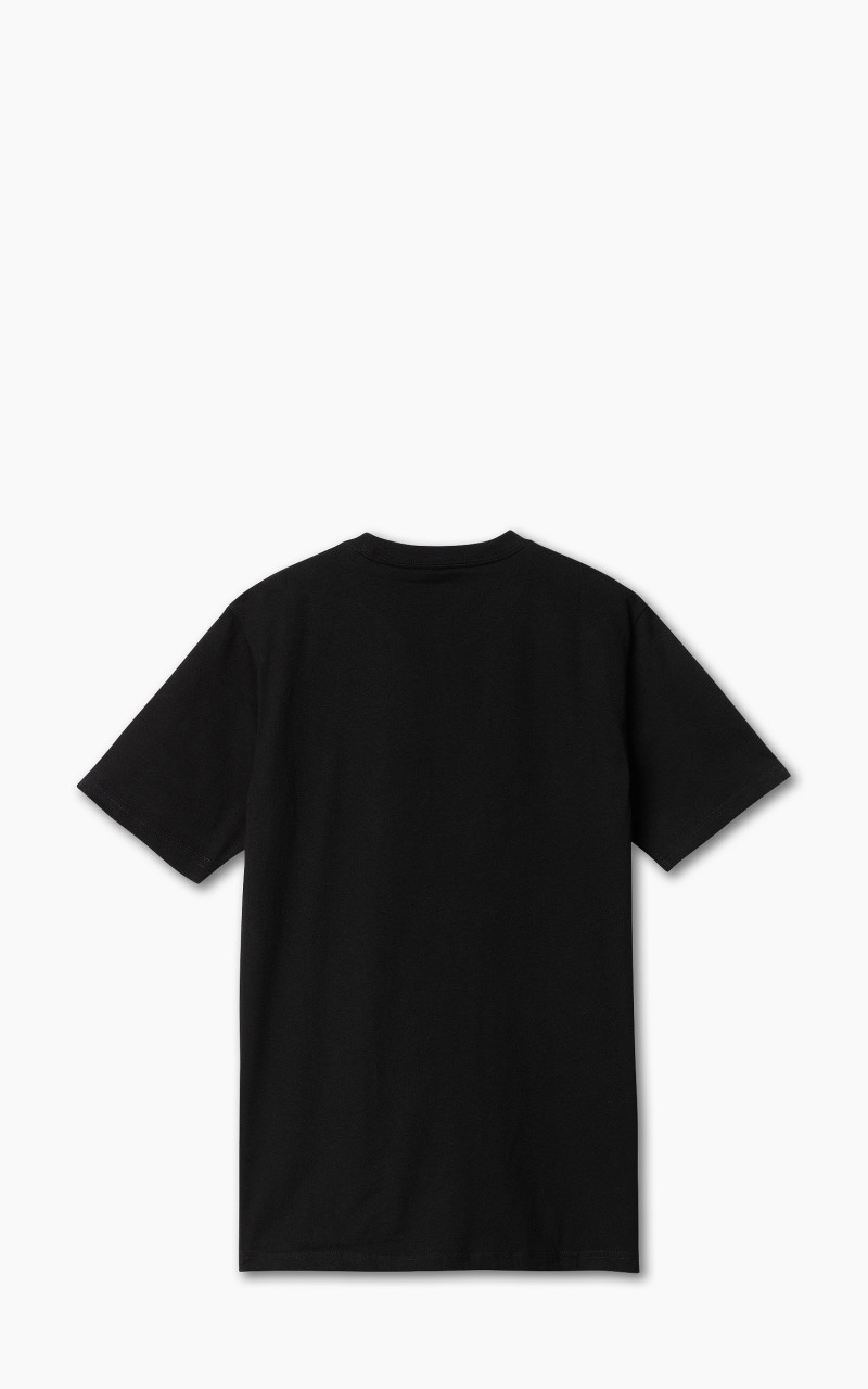 S/S BASE T-SHIRT BLACK/WHITE - 3