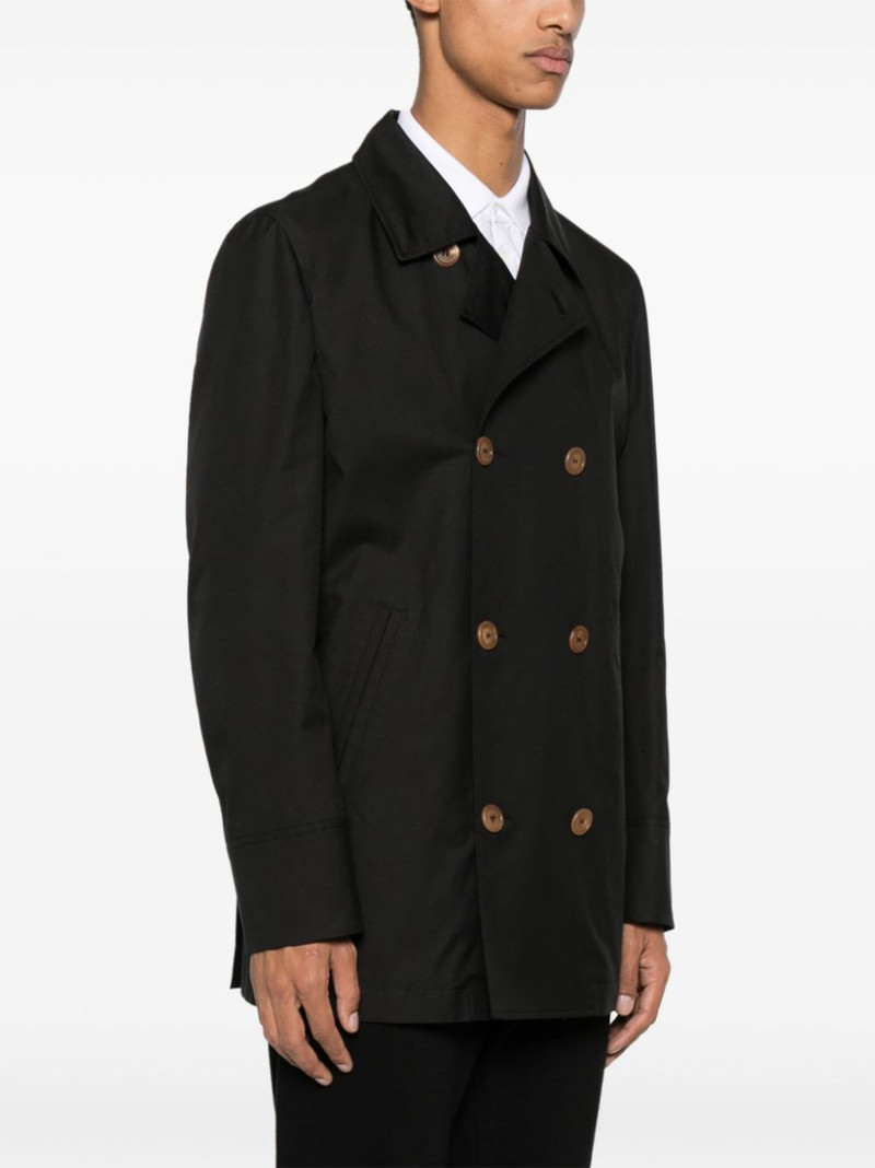 double-breasted gabardine jacket 3