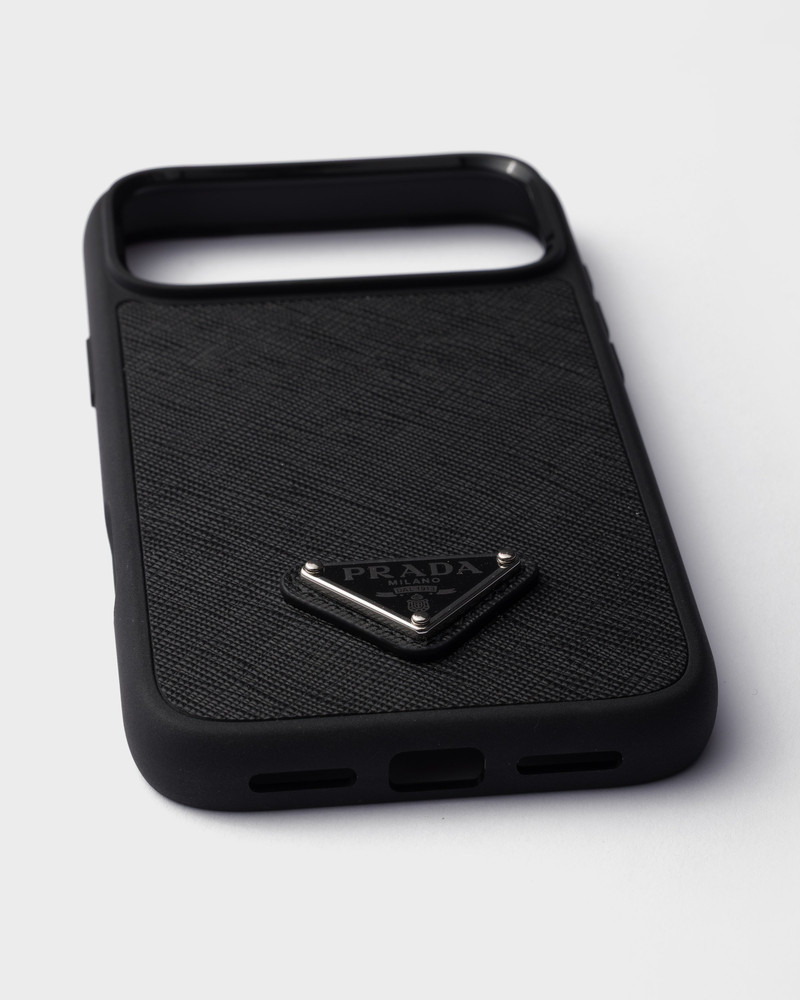 Prada Saffiano leather case for iPhone 17 Pro Max outlook