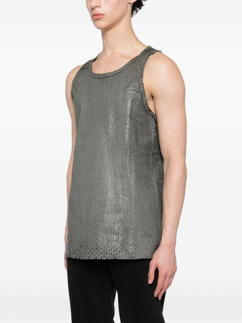 perforated leather tank top 3
