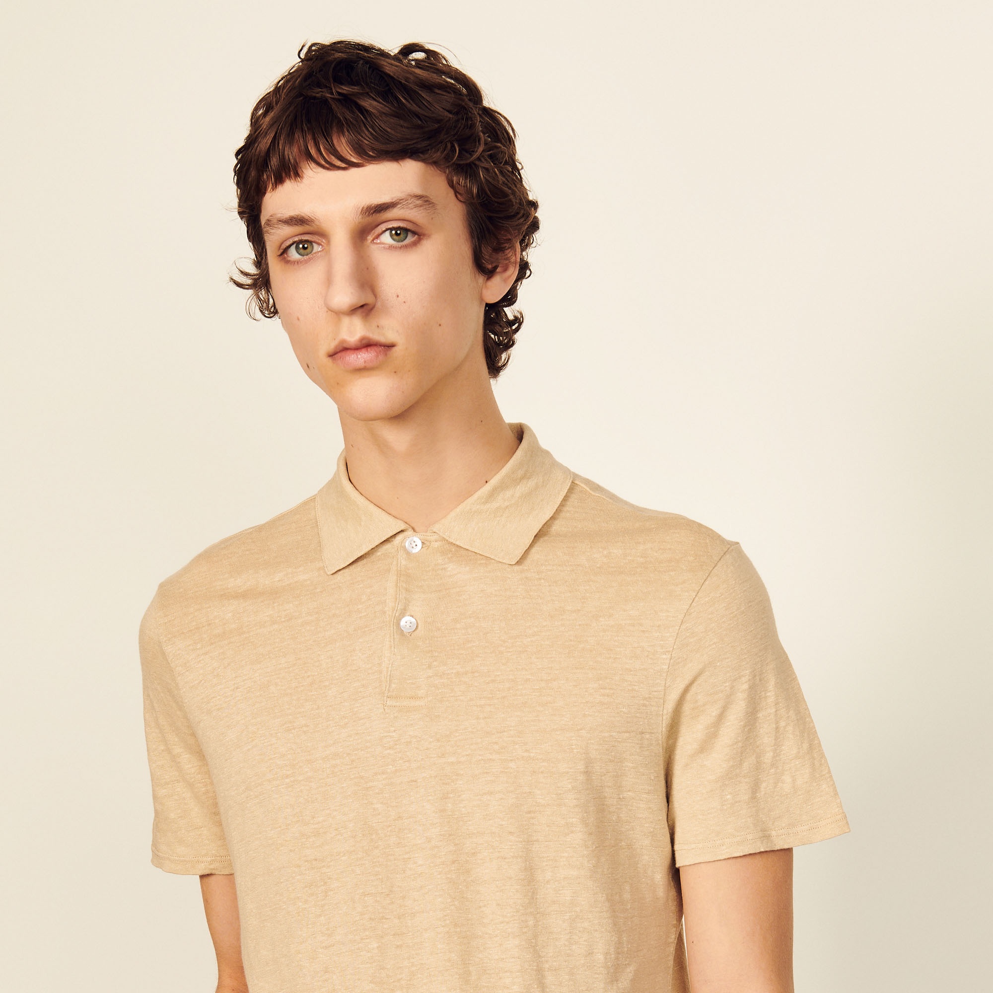 Linen polo shirt - 2