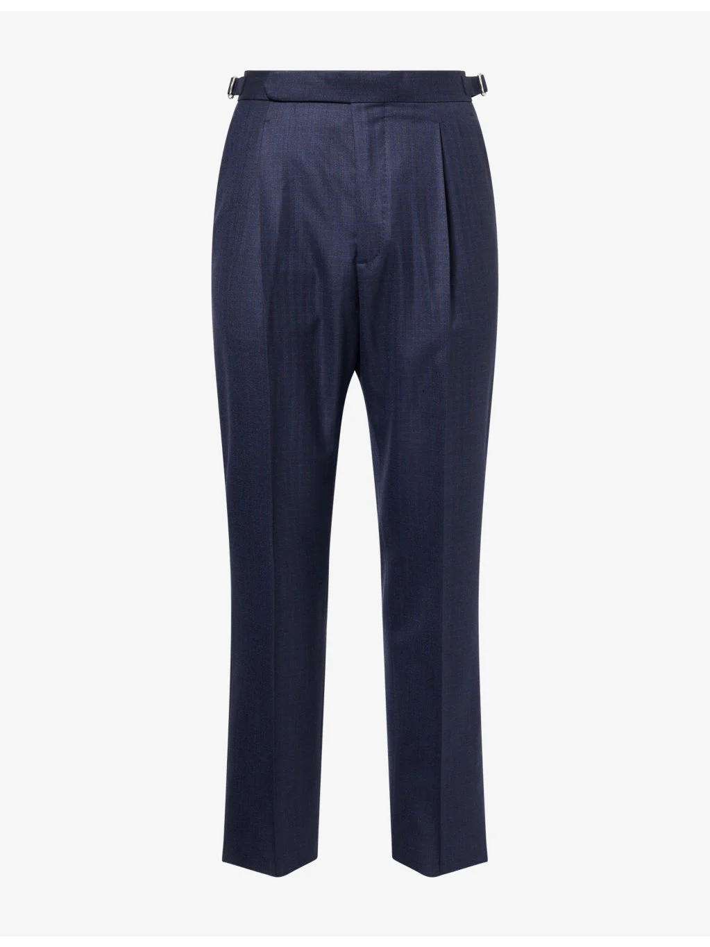 Pietro Relaxed Cotton-Silk Tailored Trousers - 1