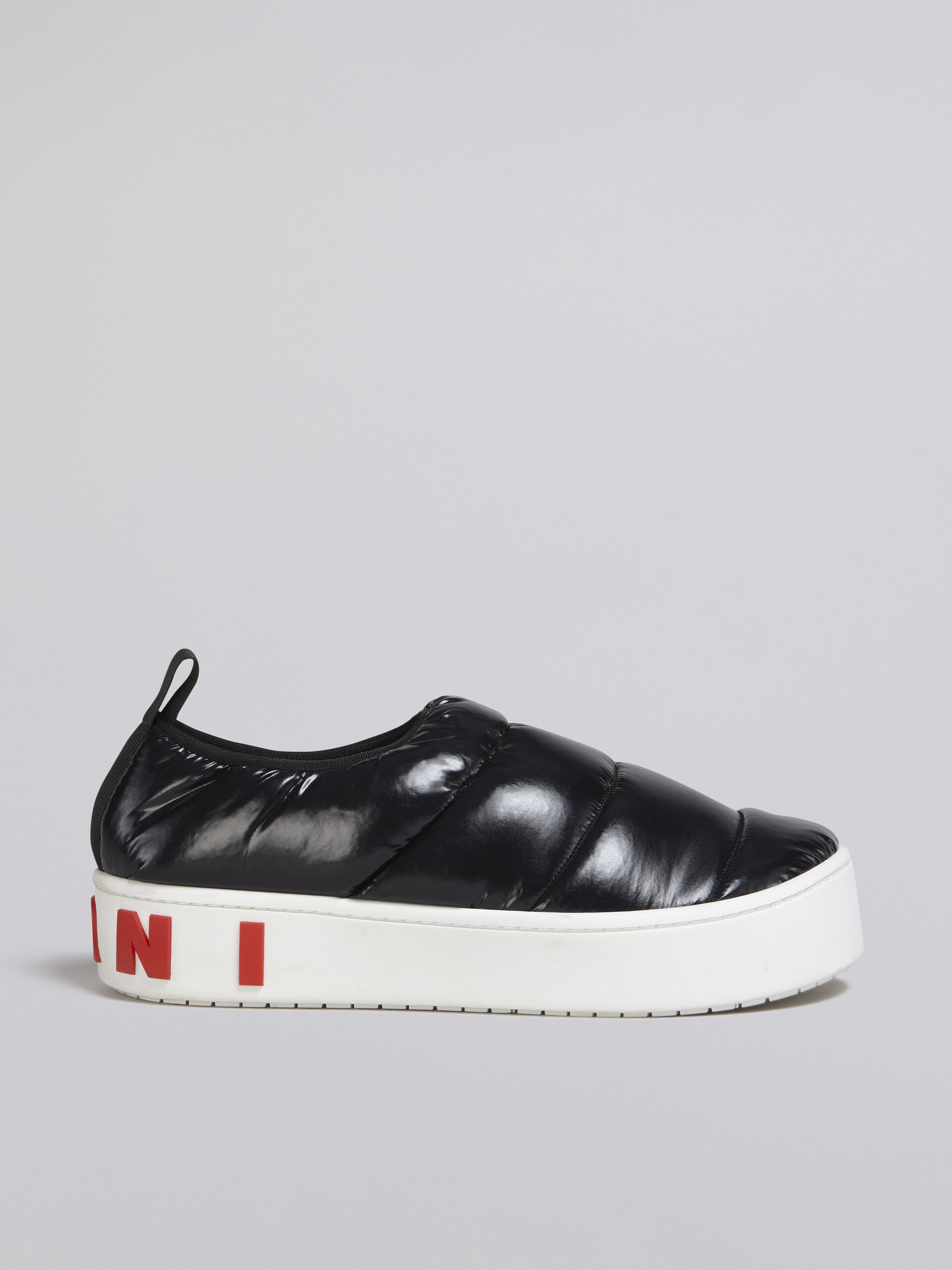 QUILTED NYLON SLIP-ON SNEAKER - 1