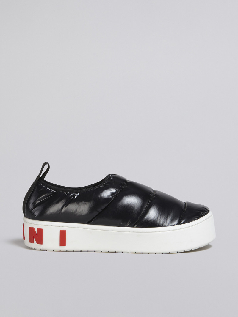 QUILTED NYLON SLIP-ON SNEAKER 1