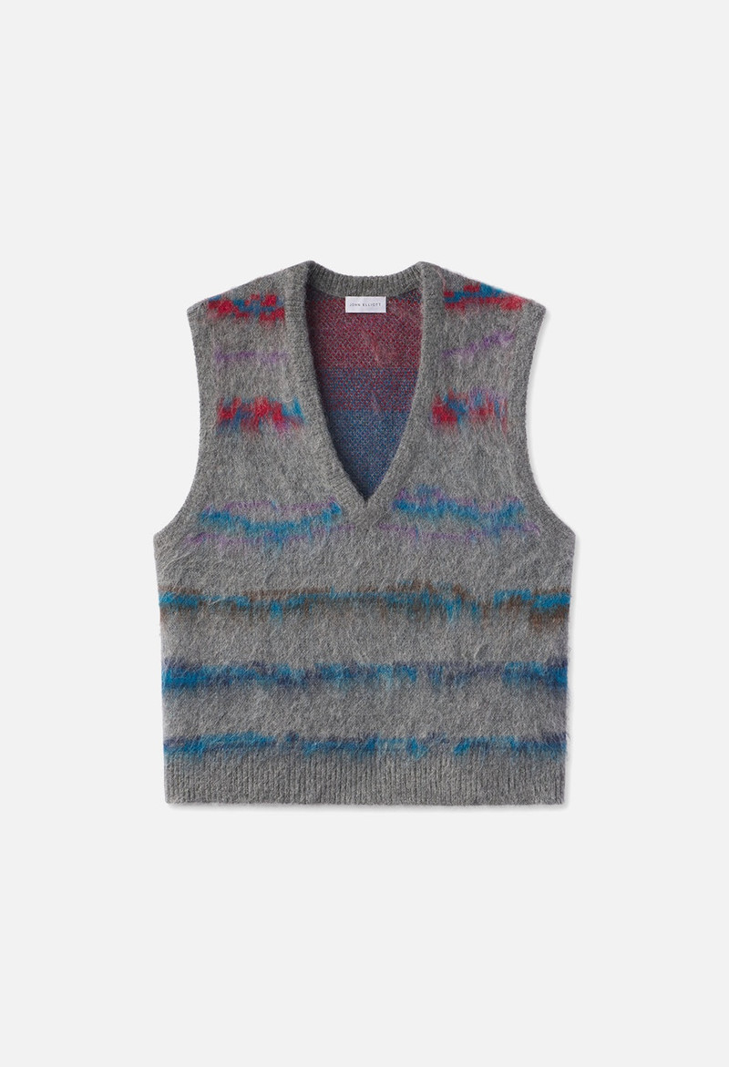 MOHAIR JACQUARD VEST 1