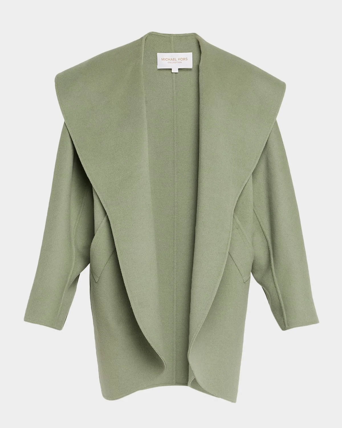 Shawl Clutch Coat Double-Faced Plush Wool - 1