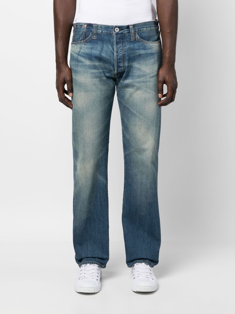 Pop-Art patch straight jeans - 3