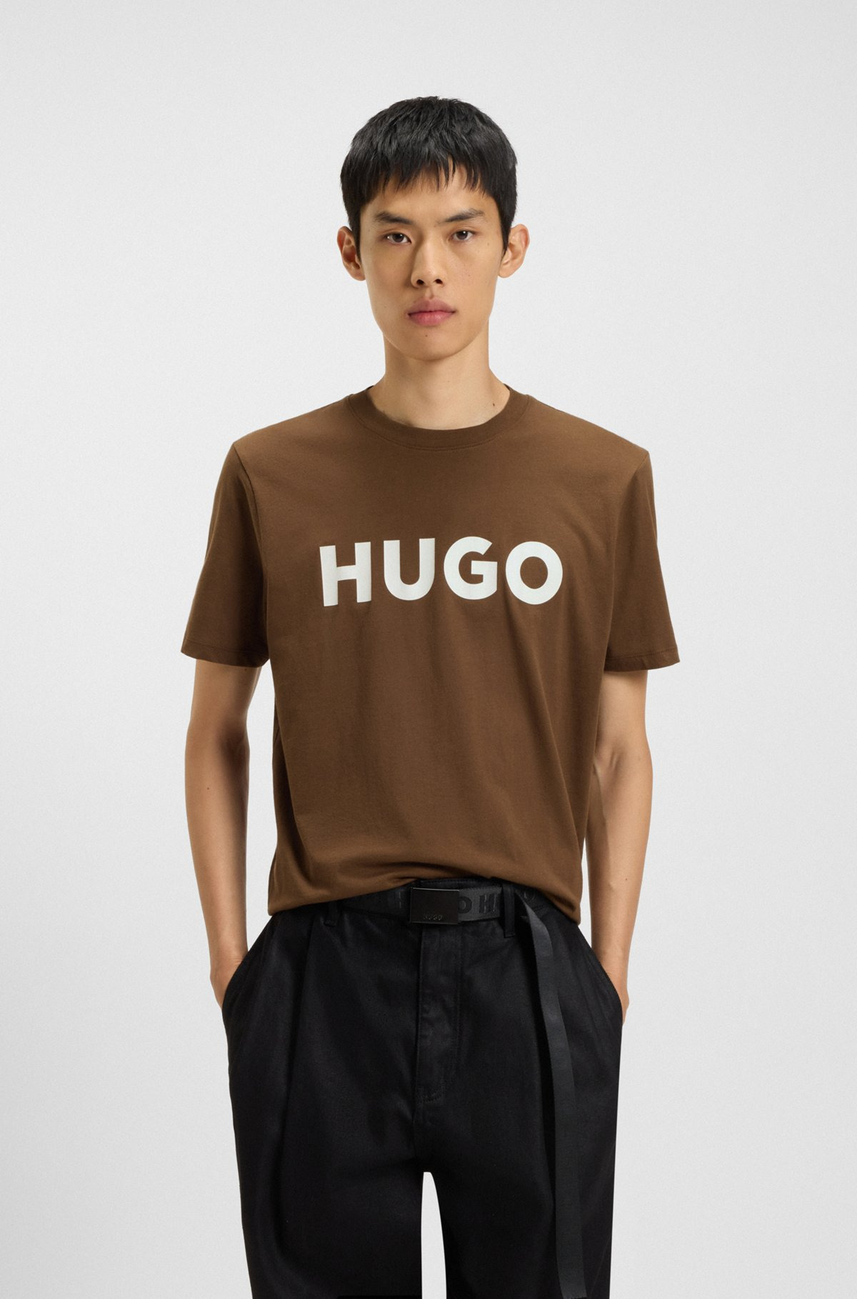 REGULAR-FIT T-SHIRT IN COTTON JERSEY WITH LOGO ARTWORK - 2