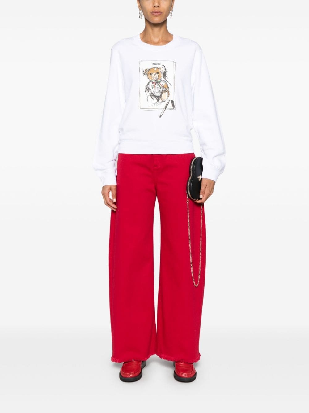Teddy Bear-print sweatshirt - 2