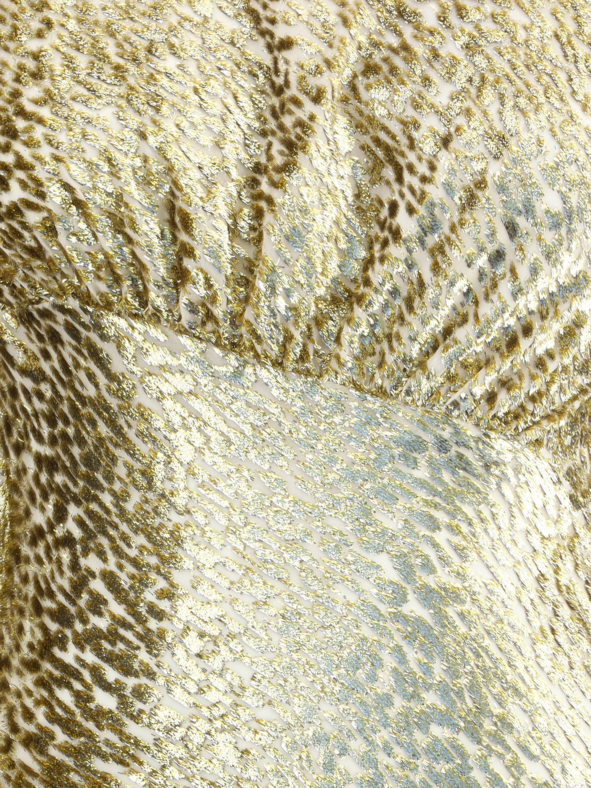 Self-Portrait Women Gold Thread Long Dress - 3