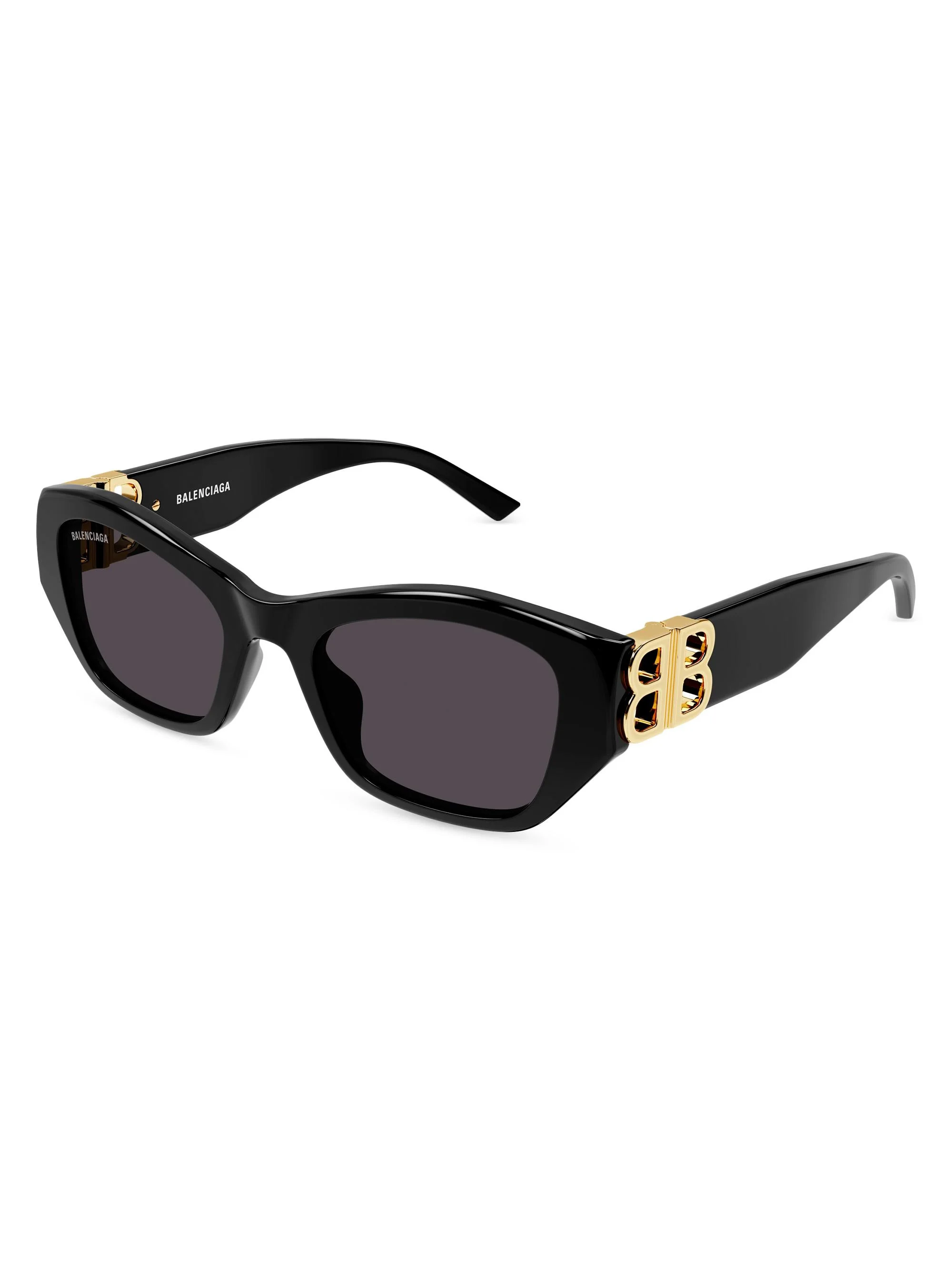 Women's Dynasty 53MM Cat-Eye Sunglasses - Black - 1