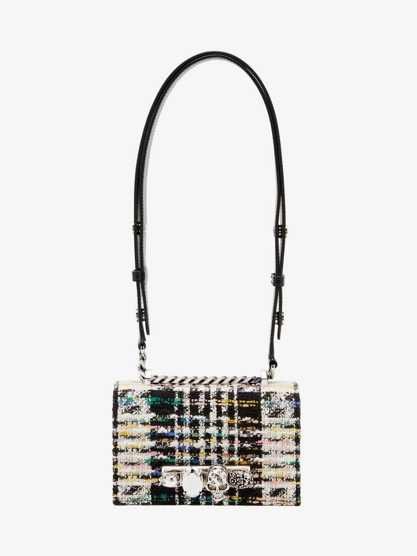 Women's Mini Jewelled Satchel in Multicolor - 5