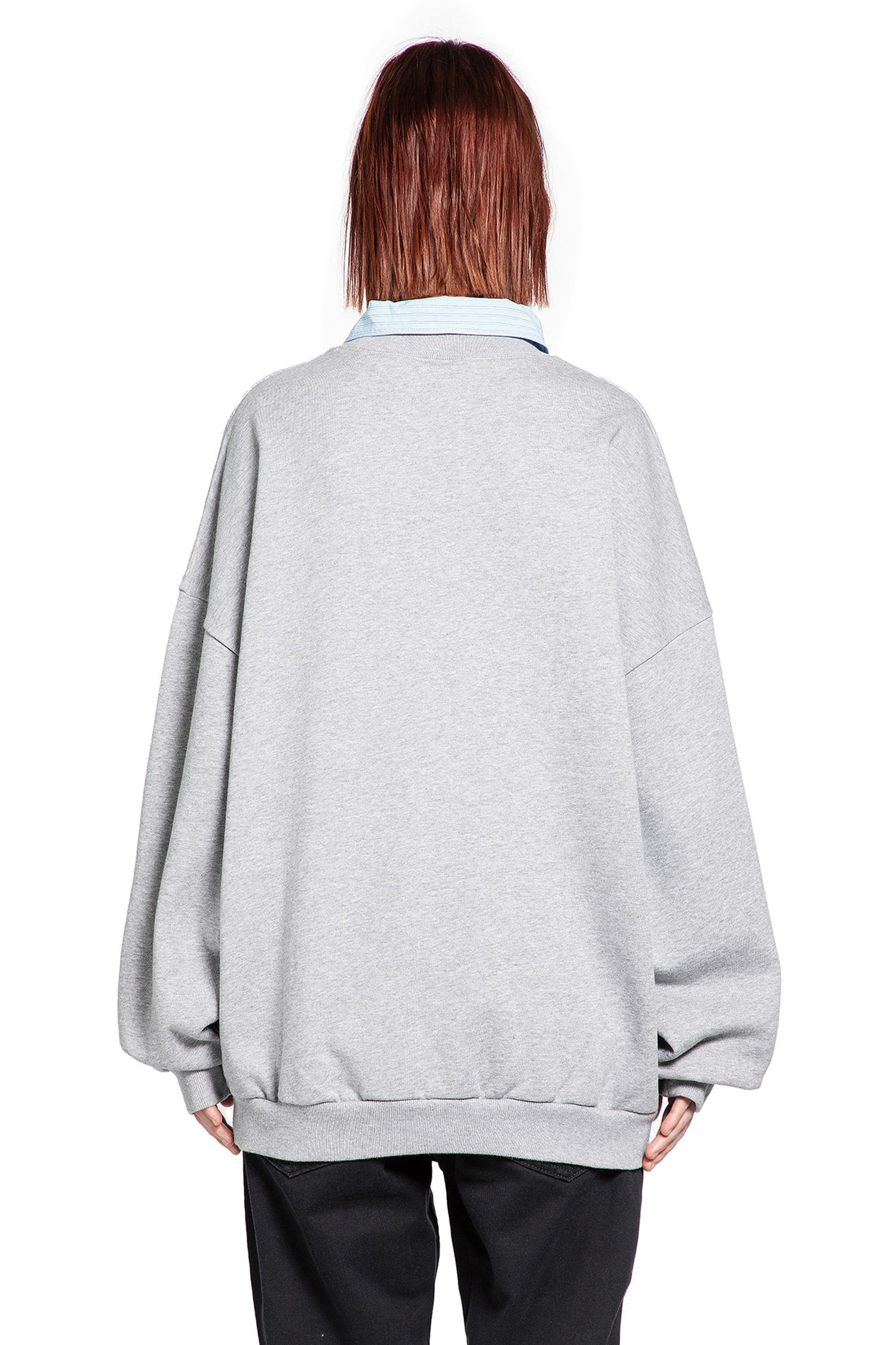 Ceo Team Logo Shirt Collar Sweatshirt - 3