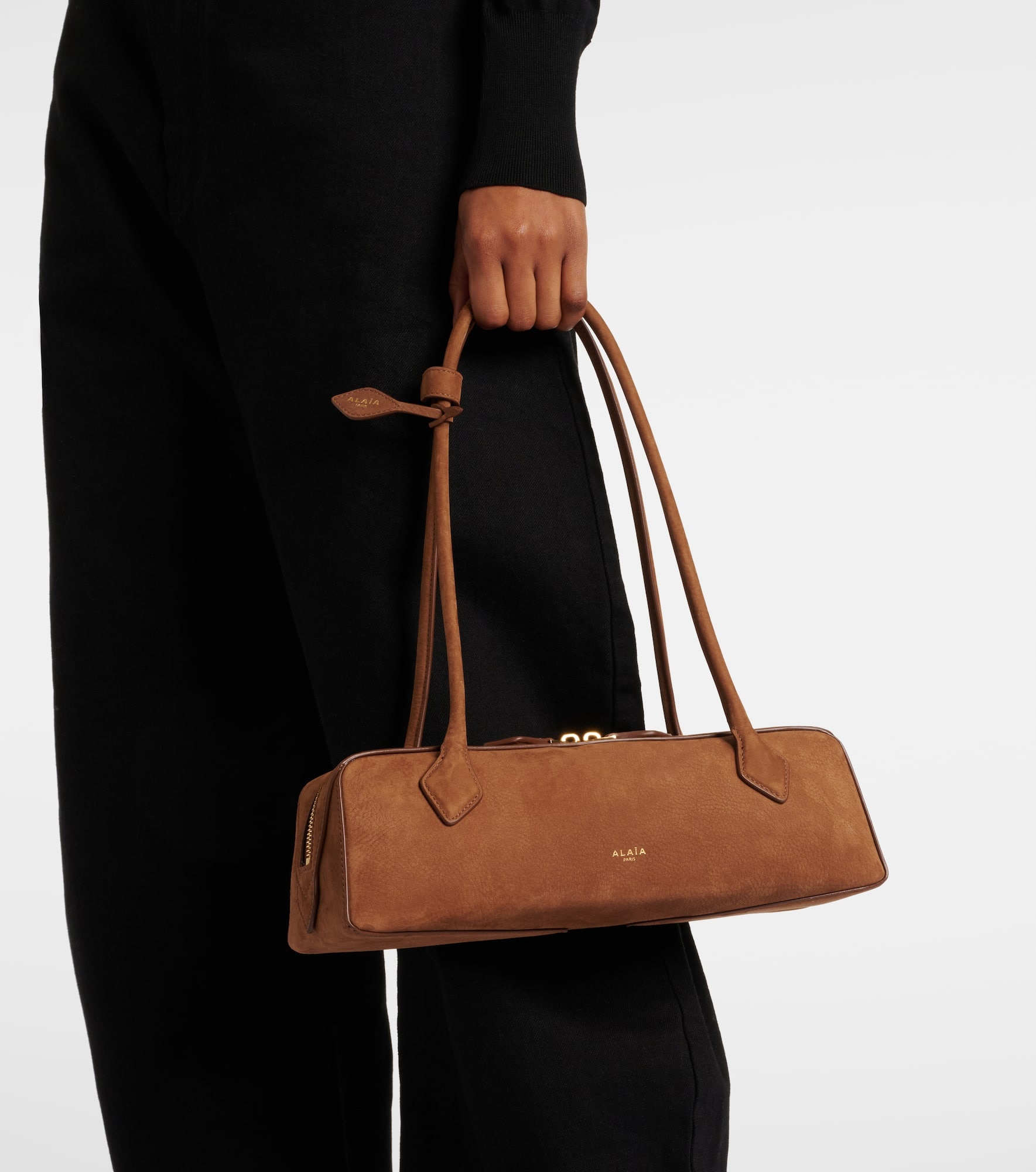 Le Teckel suede shoulder bag - 5
