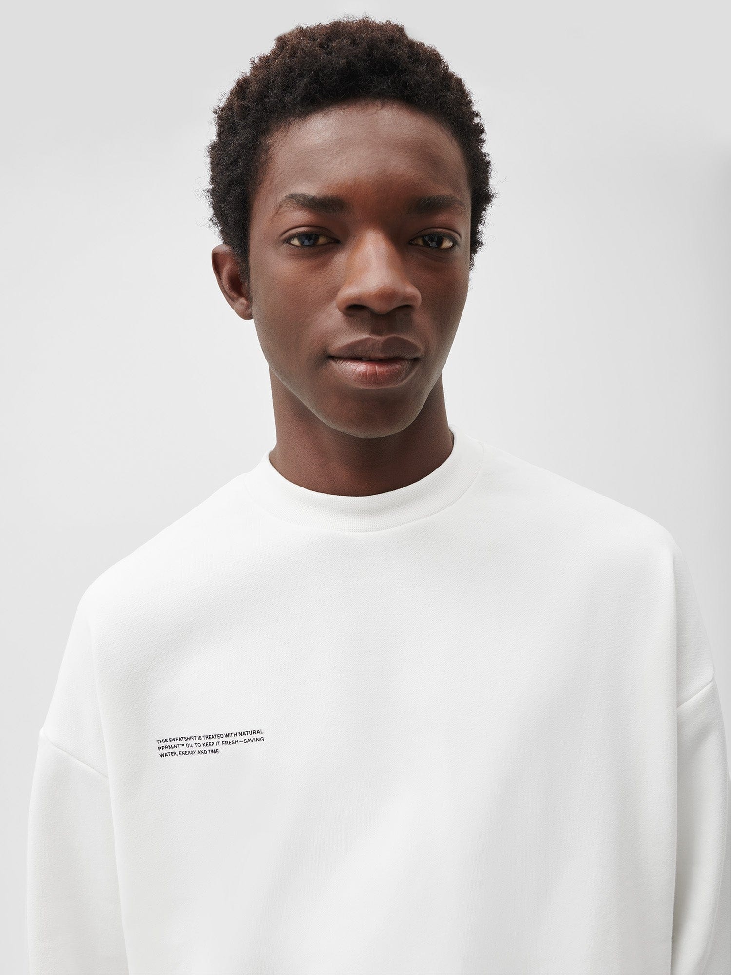 Mens 365 Midweight Sweatshirt - Off-White - 4
