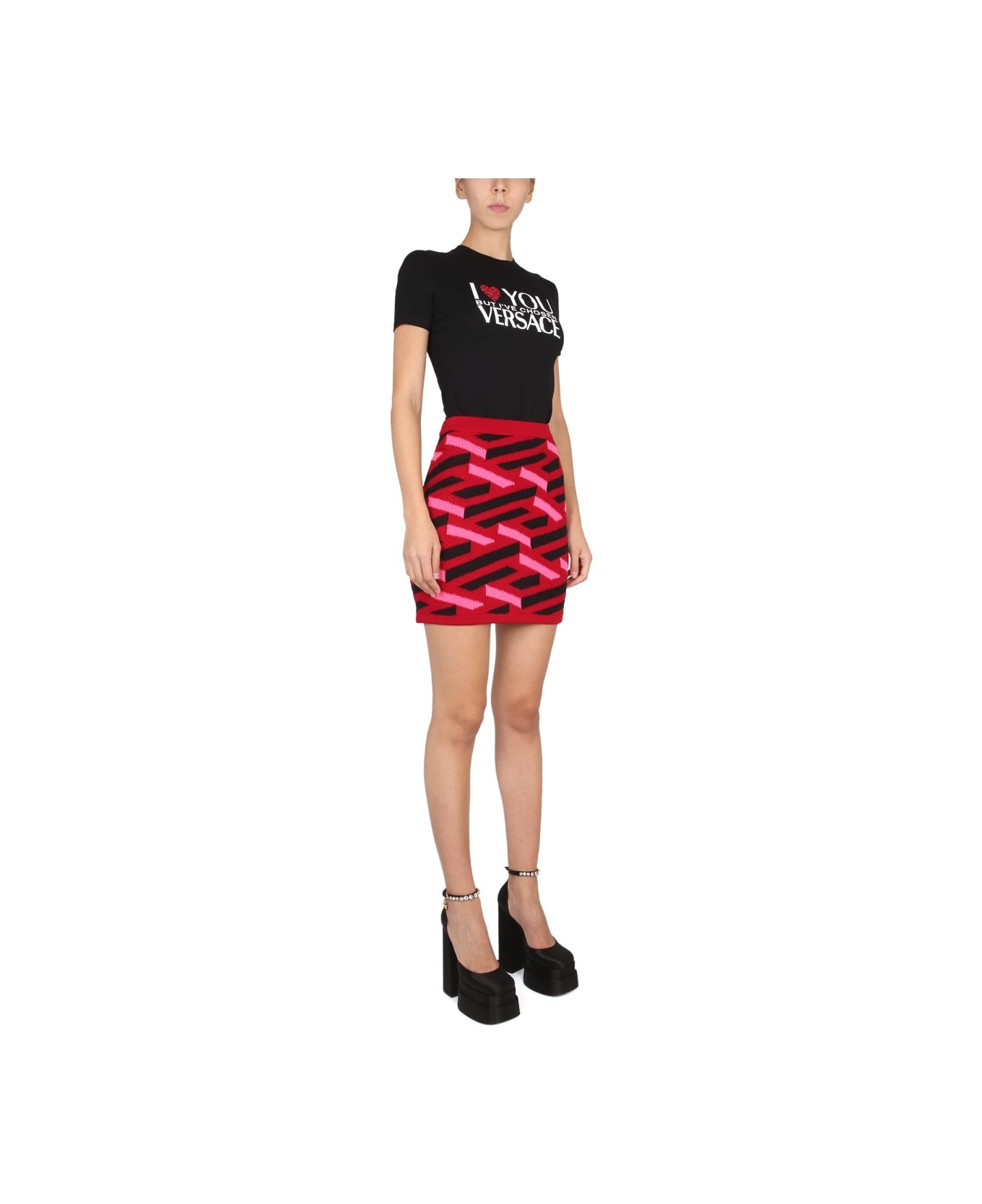 La Greca Knit Skirt - 2