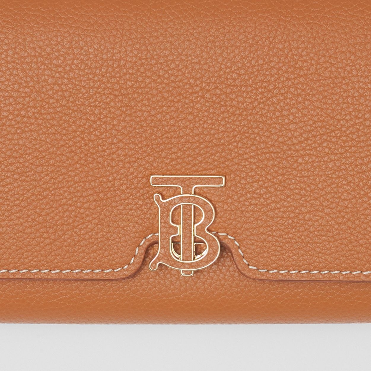 Monogram Motif Grainy Leather Continental Wallet - 2