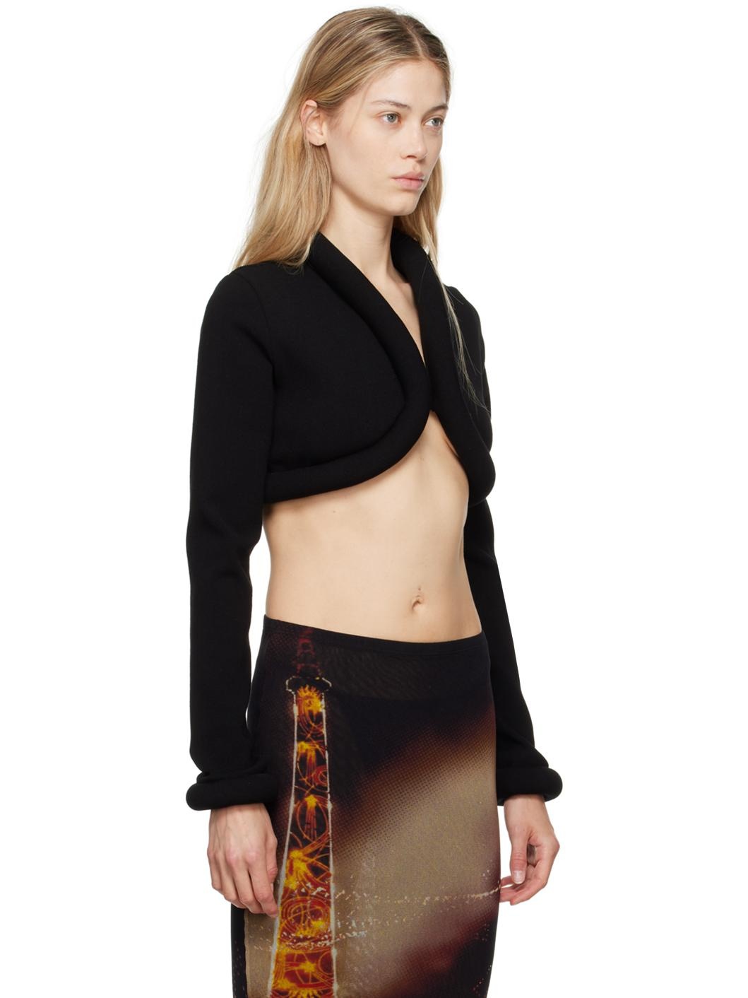 Black 'The Knit 3D' Cardigan - 2