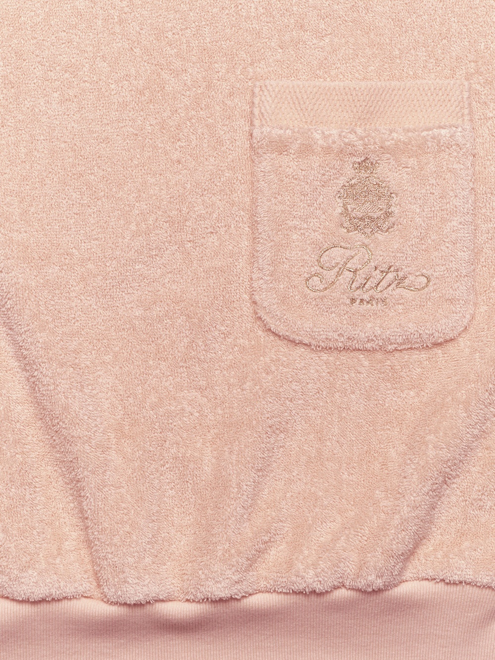 Ritz Women's Terry Cropped Sweatshirt in Ritz Pink - 3