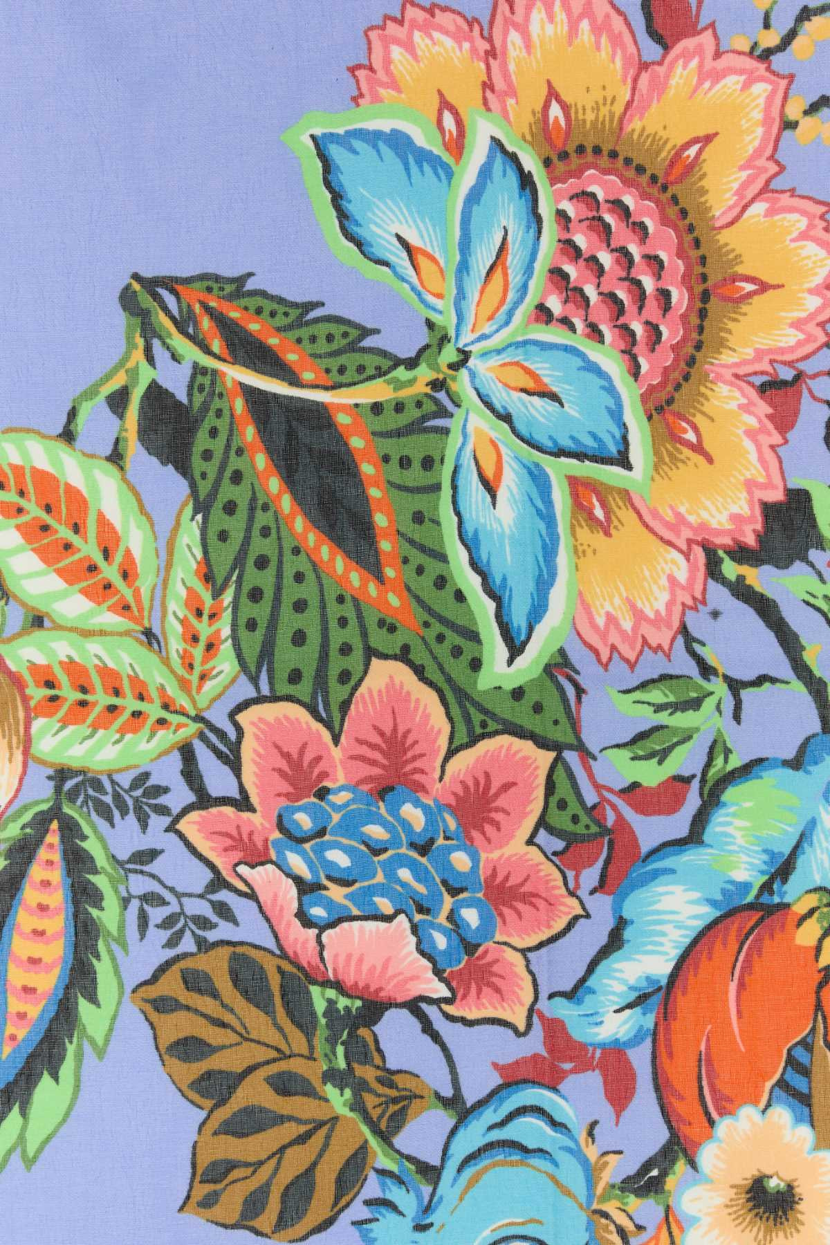 Etro Women Printed Cotton Blend Foulard - 2