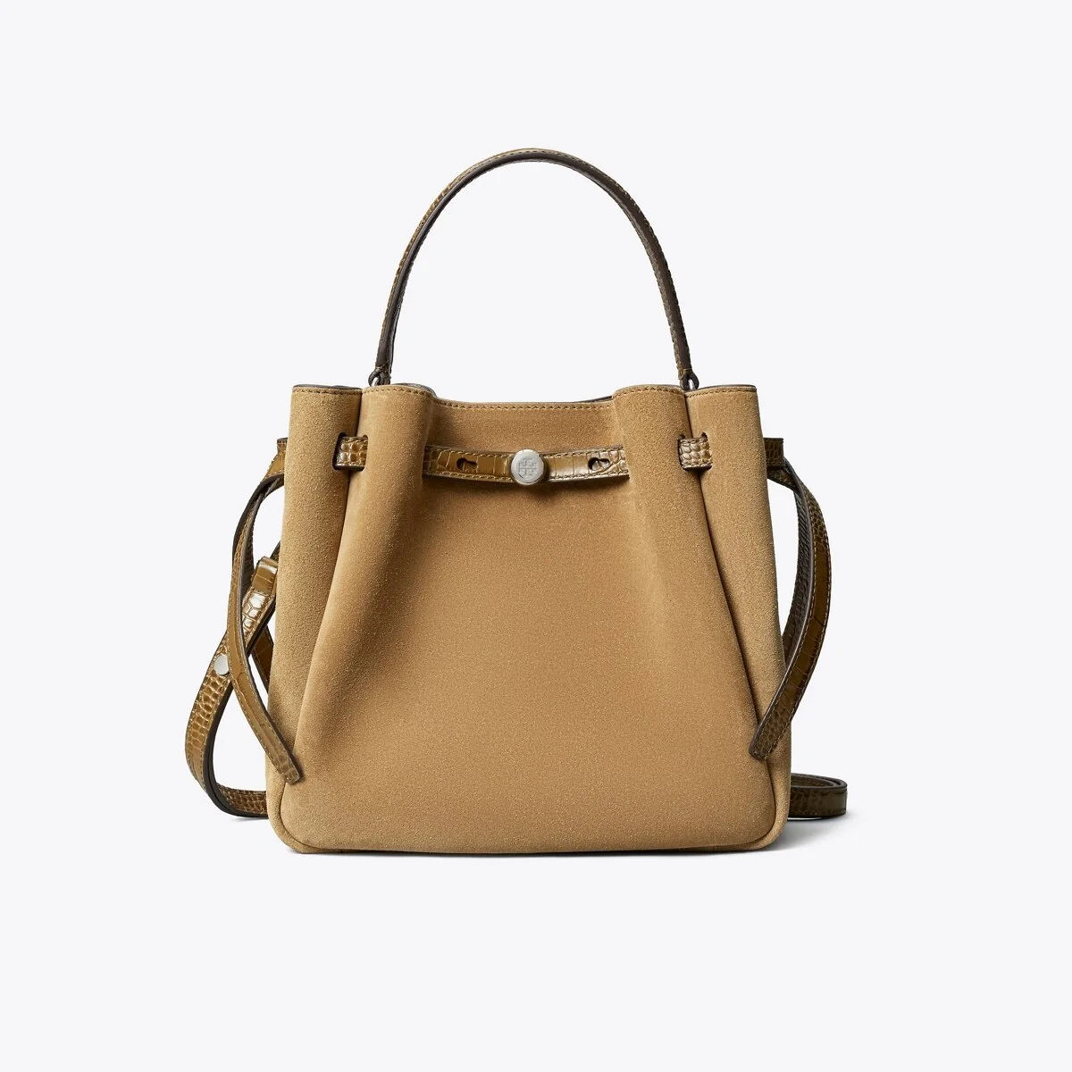 Romy Suede Bucket Bag - 1