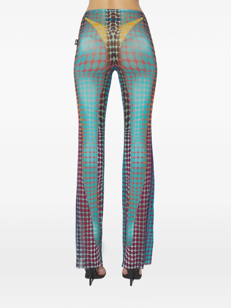 Jean Paul Gaultier Jean Paul Gaultier Re-edition Flared Printed Trousers outlook