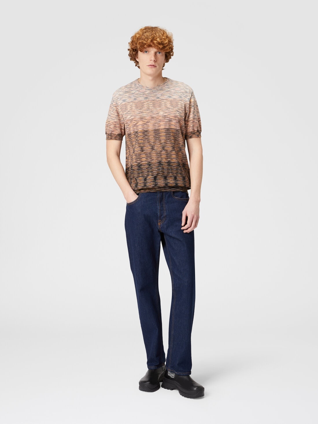 Cotton slub knit T-shirt - 2