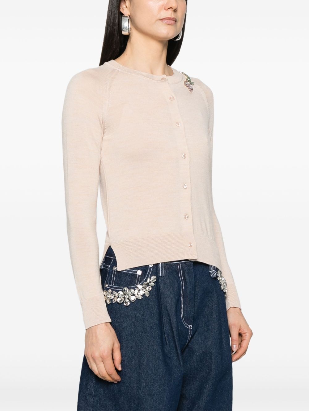 fine-knit cardigan - 3