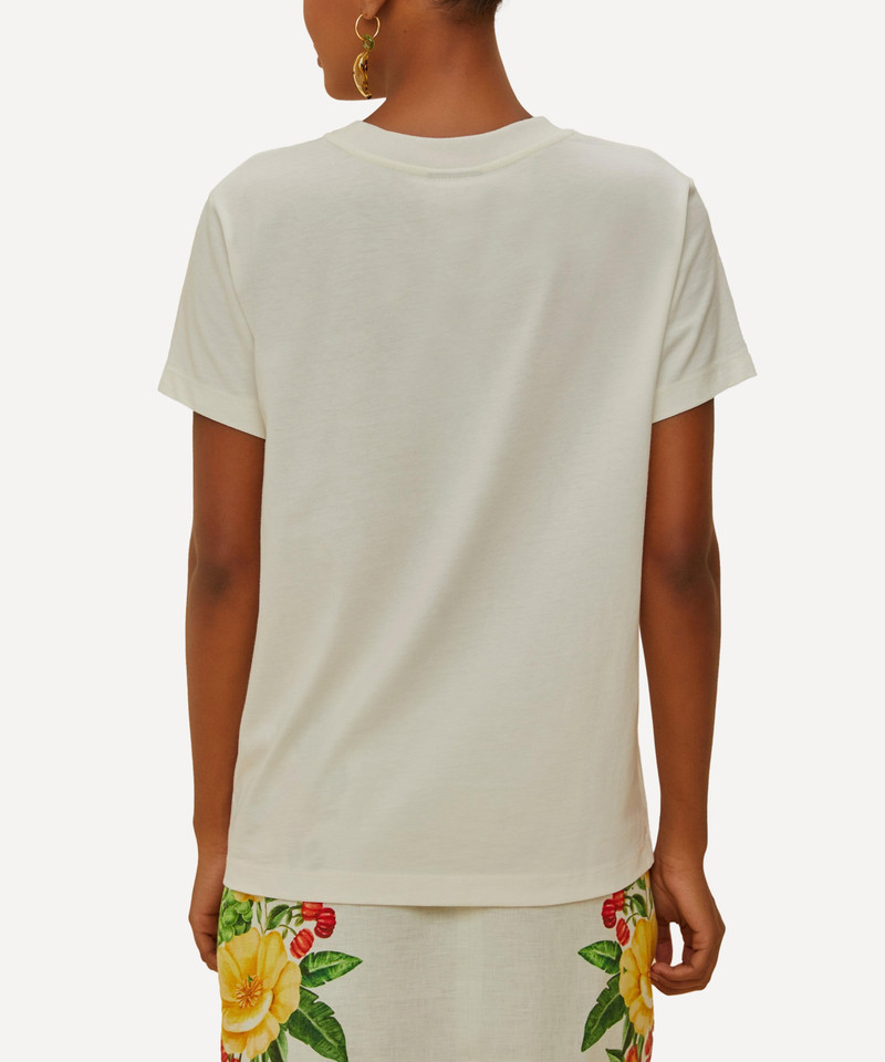 FARM RIO Off-White Corazón Tropical T-Shirt outlook
