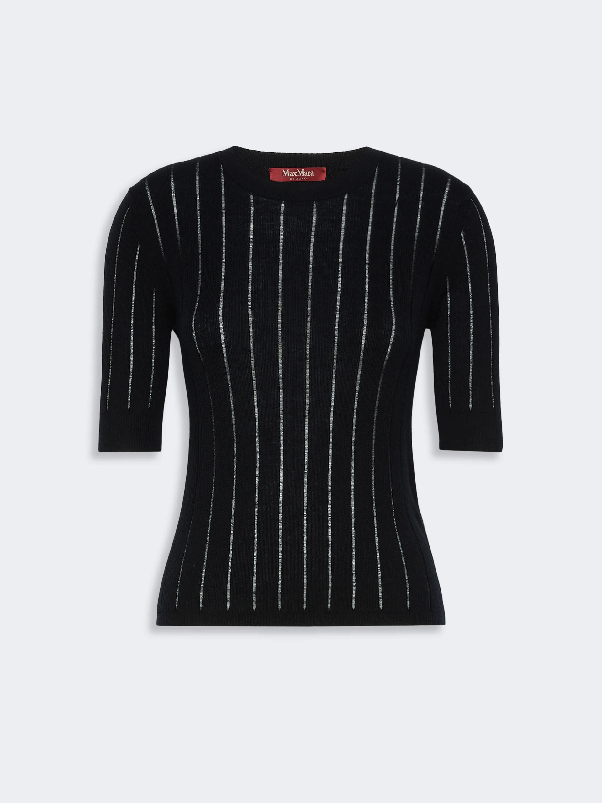 RAGNO Slim-fit wool and silk sweater - NAVY - 1