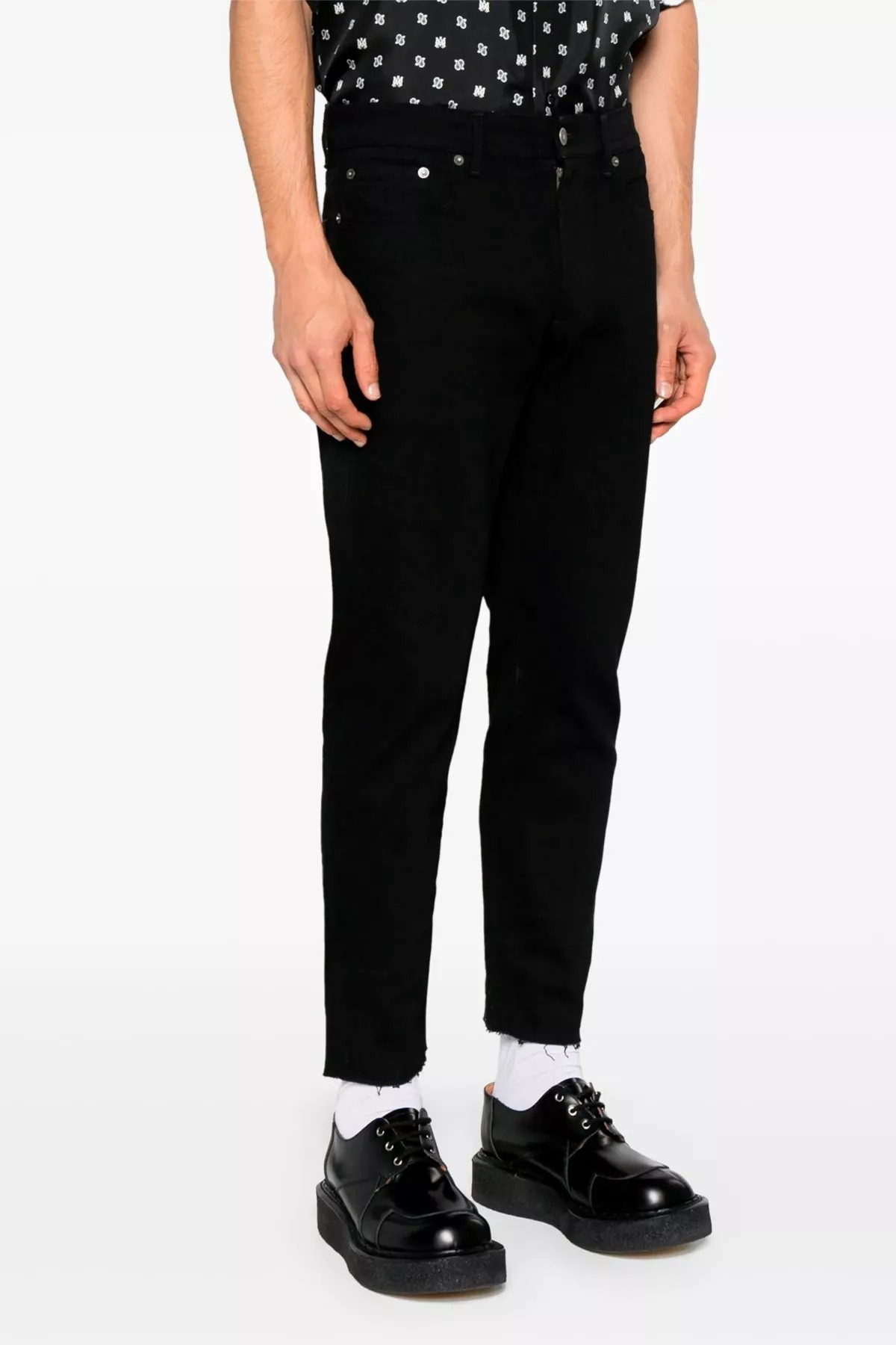 'One Wash' cotton jeans - 2