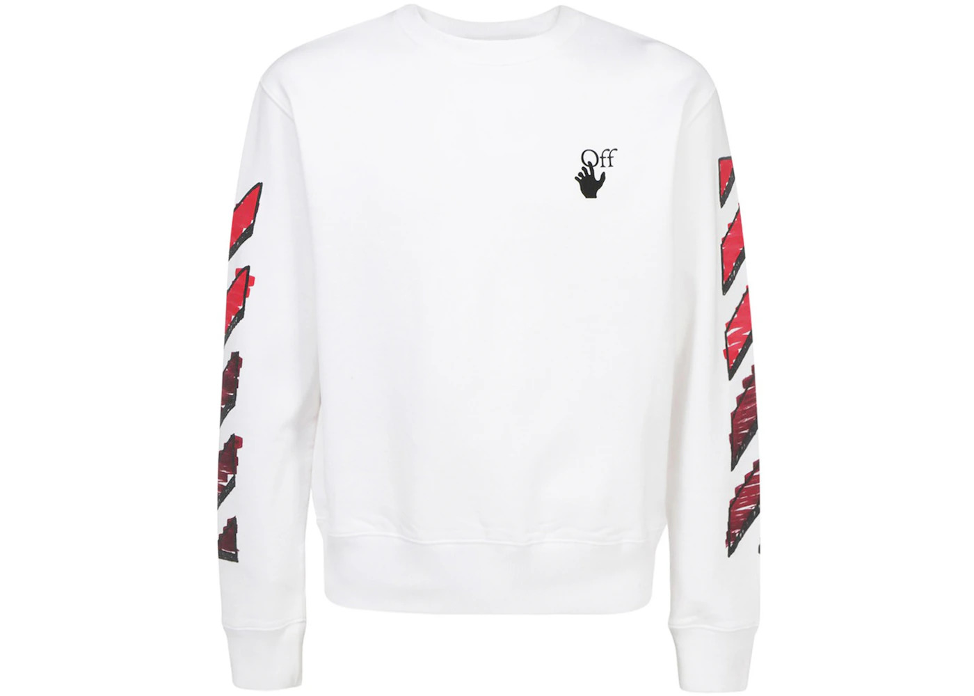 OFF-WHITE Marker Arrows Crewneck White Red - 1