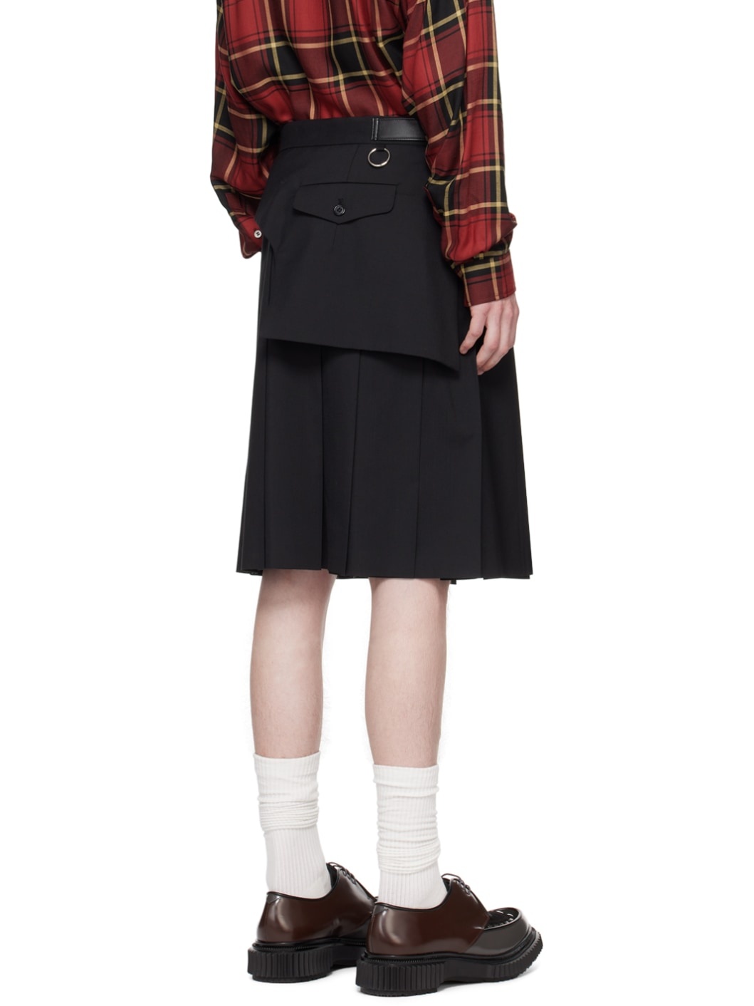 Black Pleated Skirt - 3