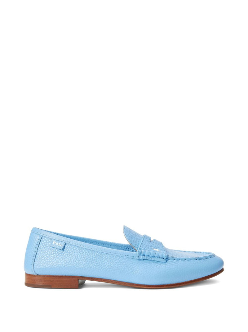 pebbled penny loafers 1