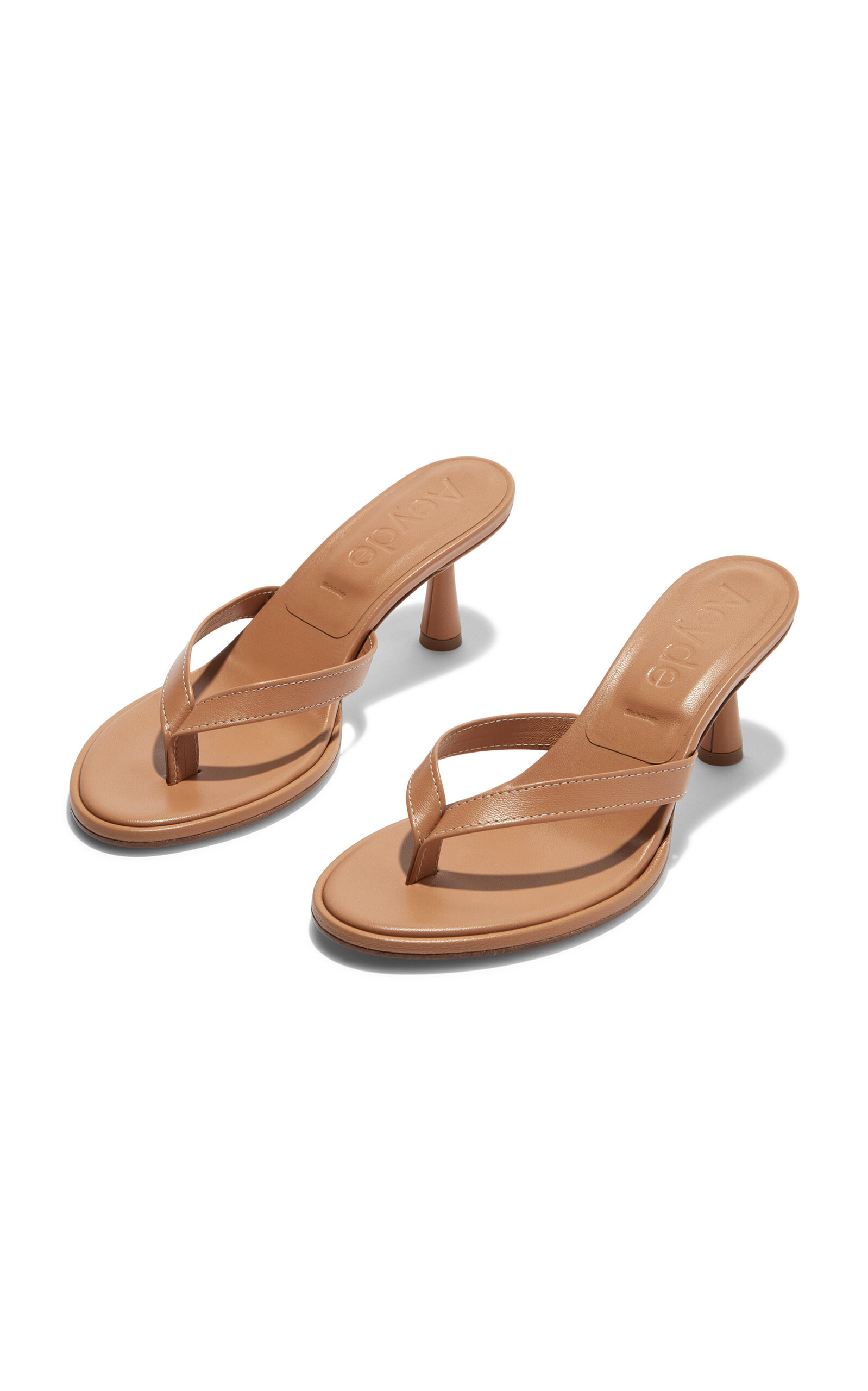 Daphne Leather Sandals neutral - 4