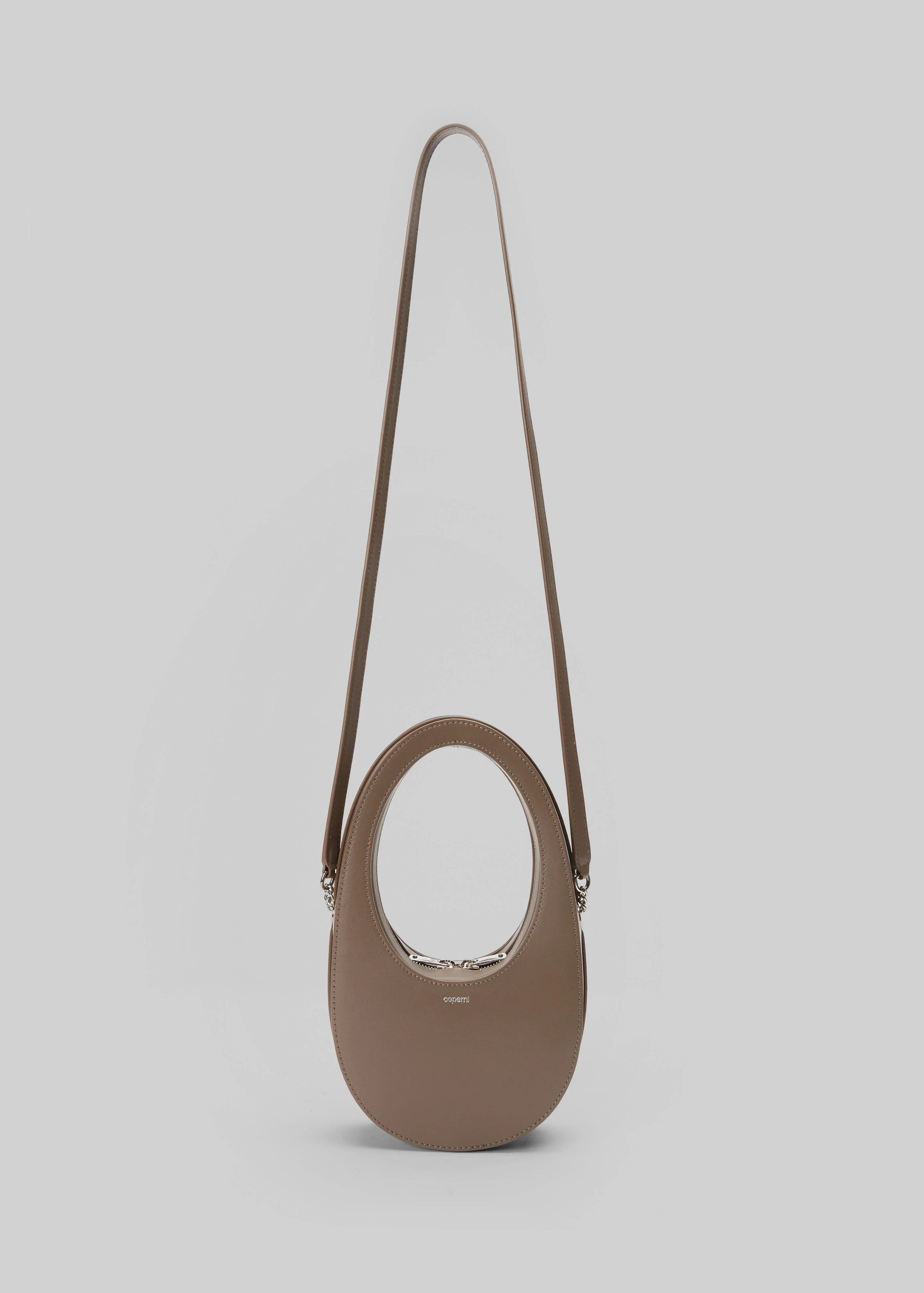 Coperni Crossbody Mini Swipe Bag - Brown - 1
