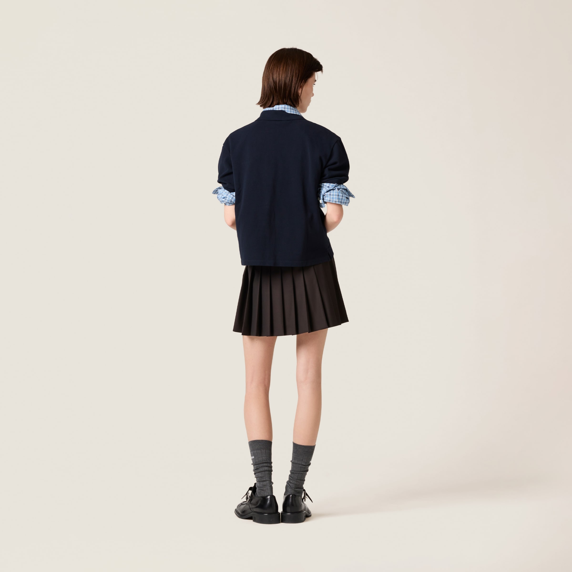 Pleated Batavia skirt - 3