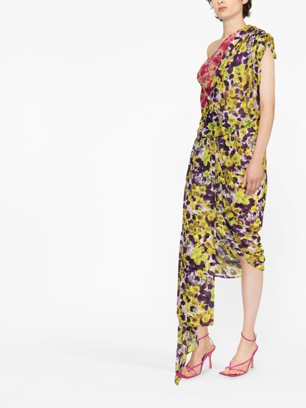 Printed viscose dress - 2