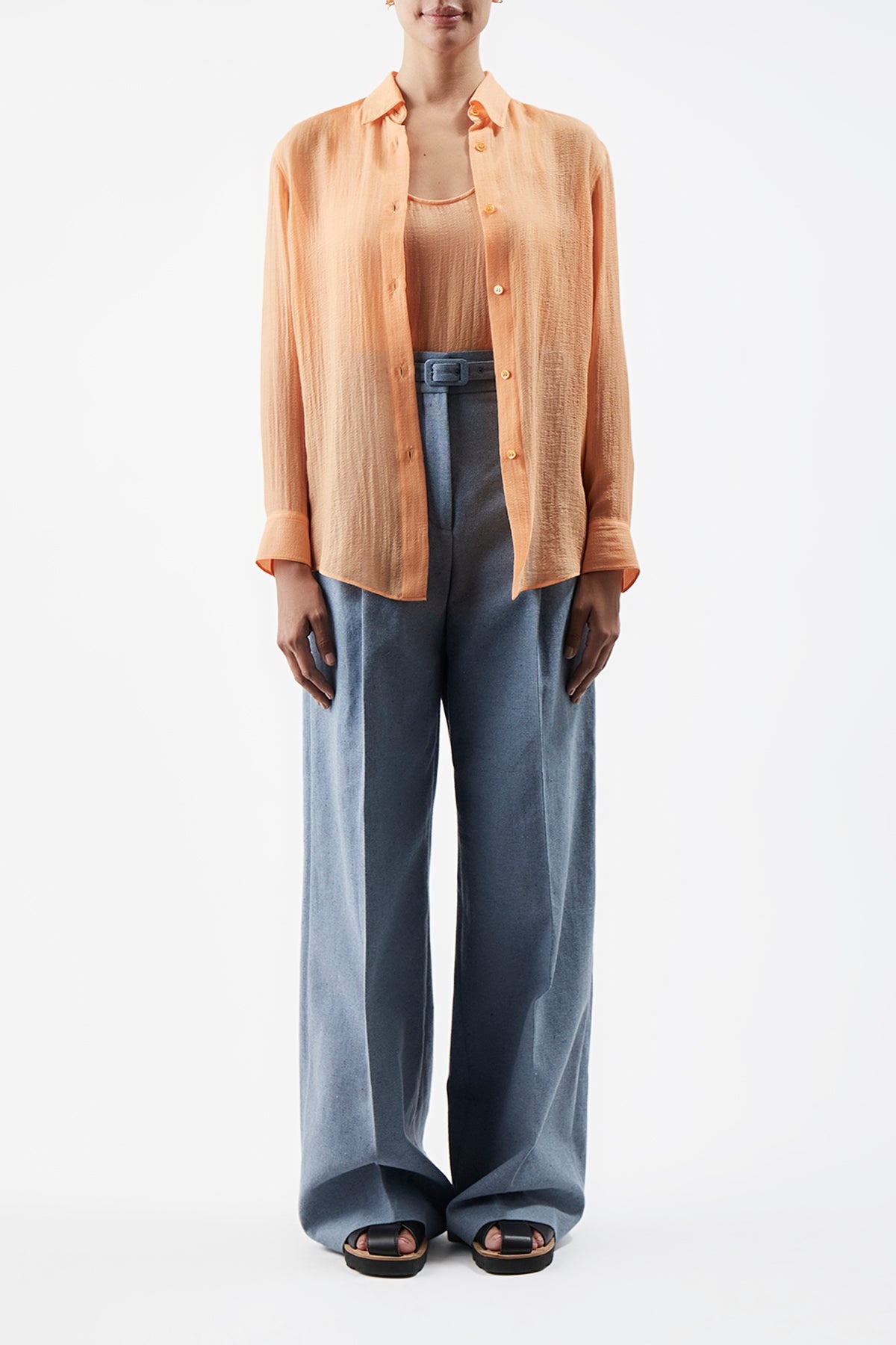 Ferrara Shirt in Cashmere Gause - 3