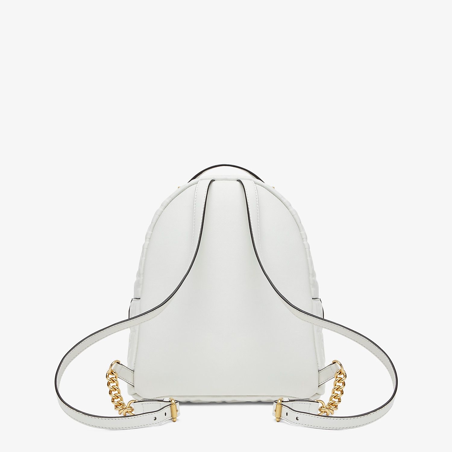 White FF leather backpack - 3