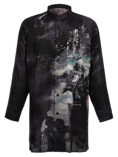 Yohji Yamamoto J-Pt Side Gusset Shirt, Blouse Black outlook