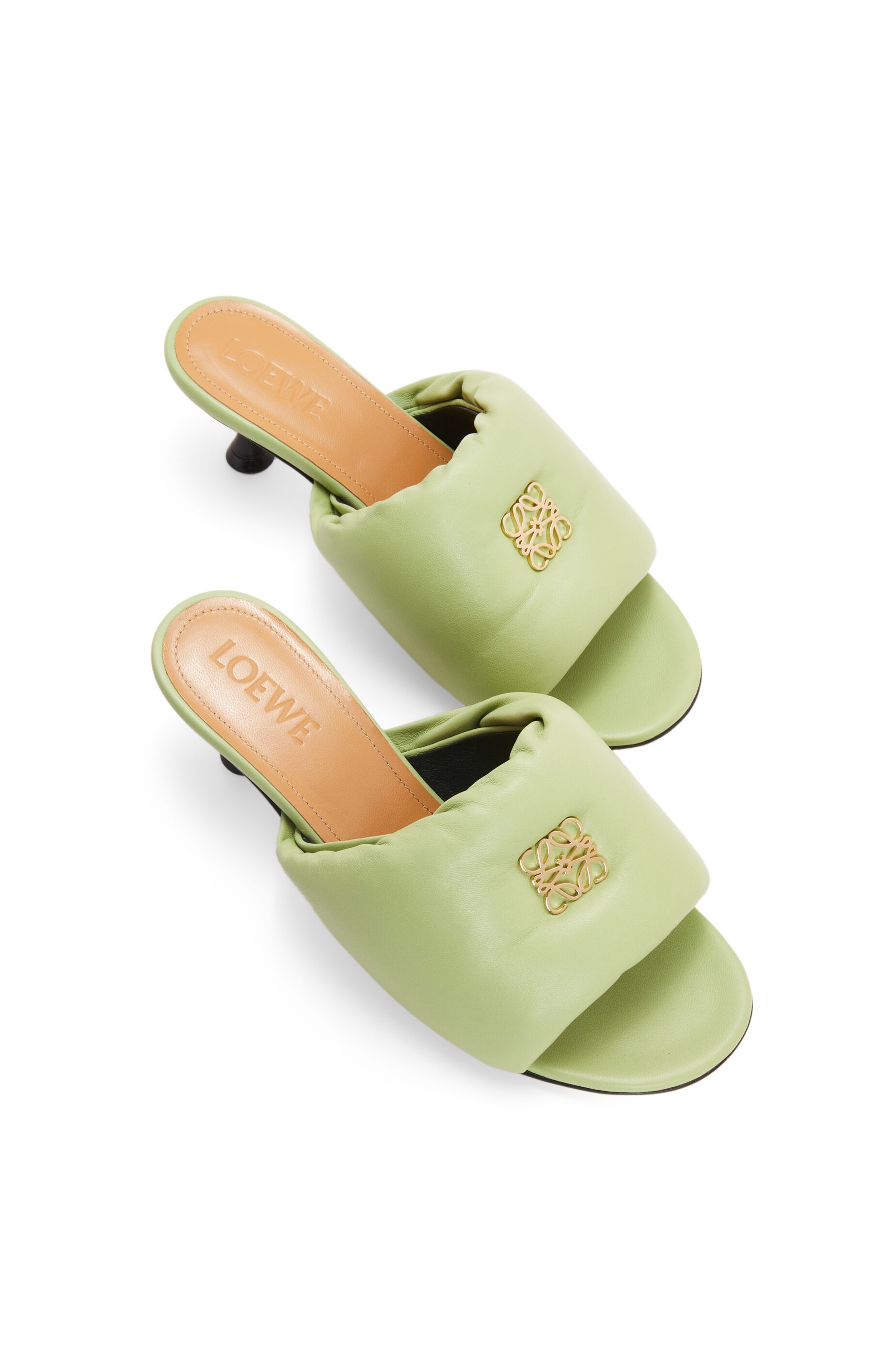 Anagram padded mule in lambskin - 3