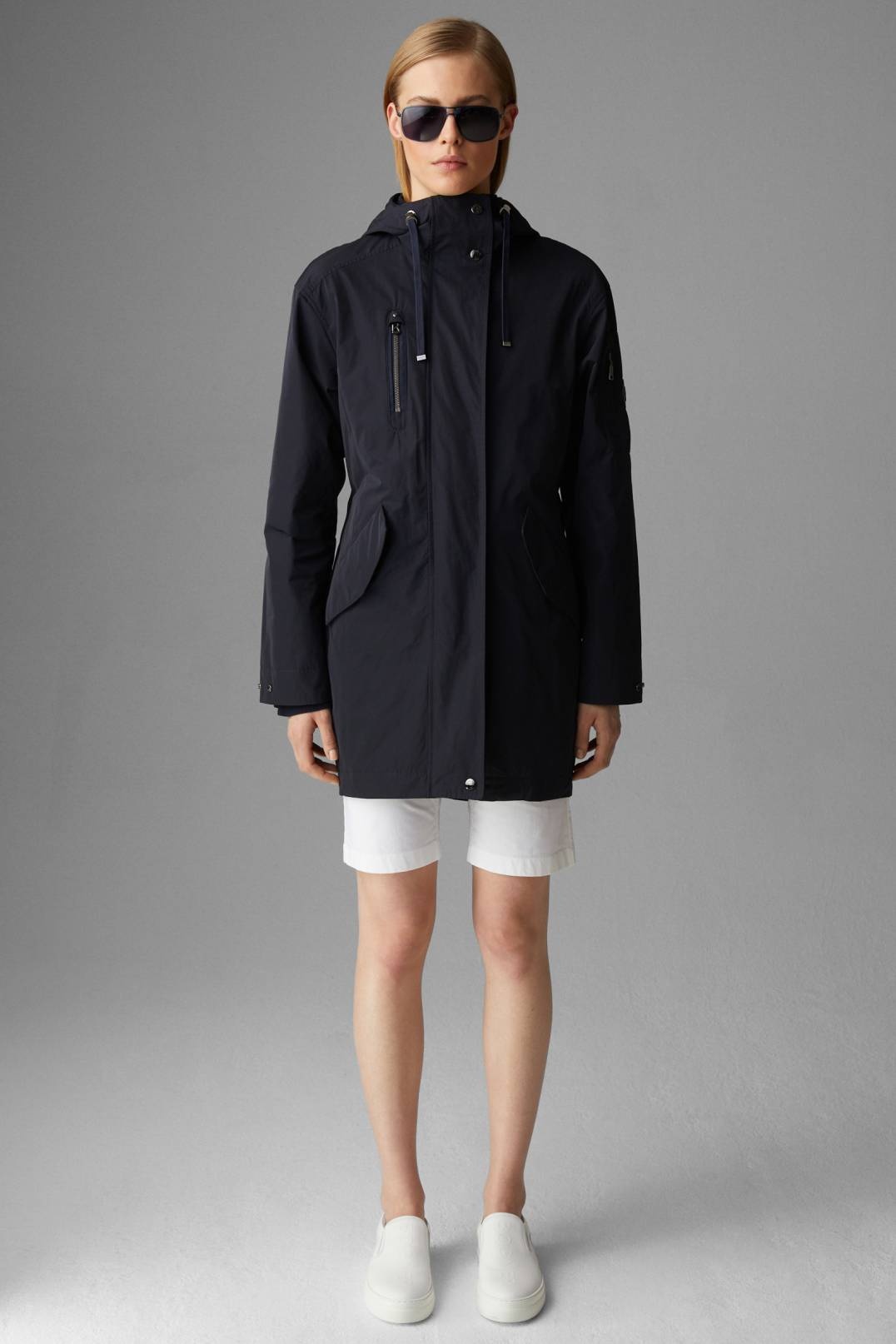 ZIA PARKA IN NAVY BLUE - 4