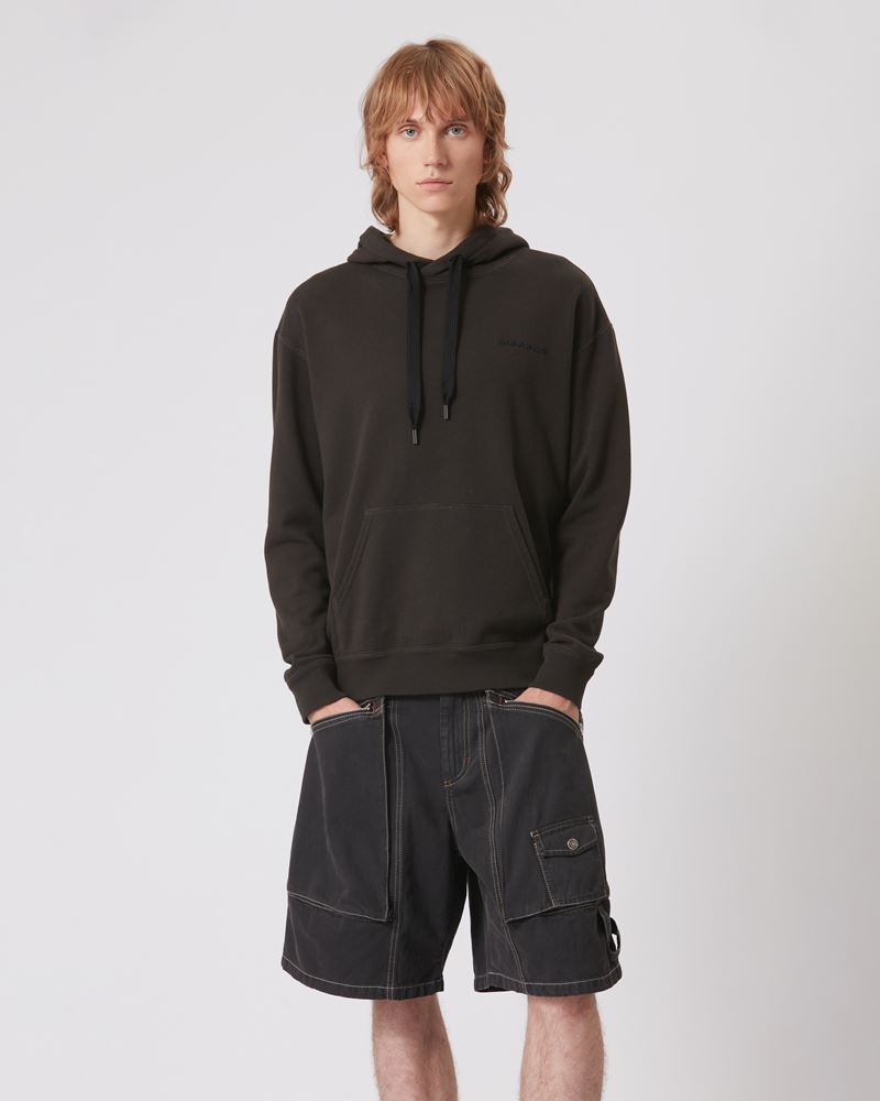 MARCELLO LOGO HOODED SWEATSHIRT - 4