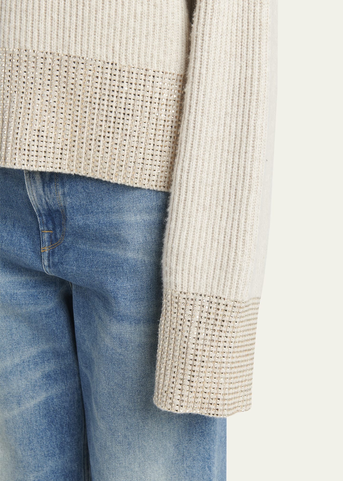 Journey Embroidered Crewneck Sweater - 5