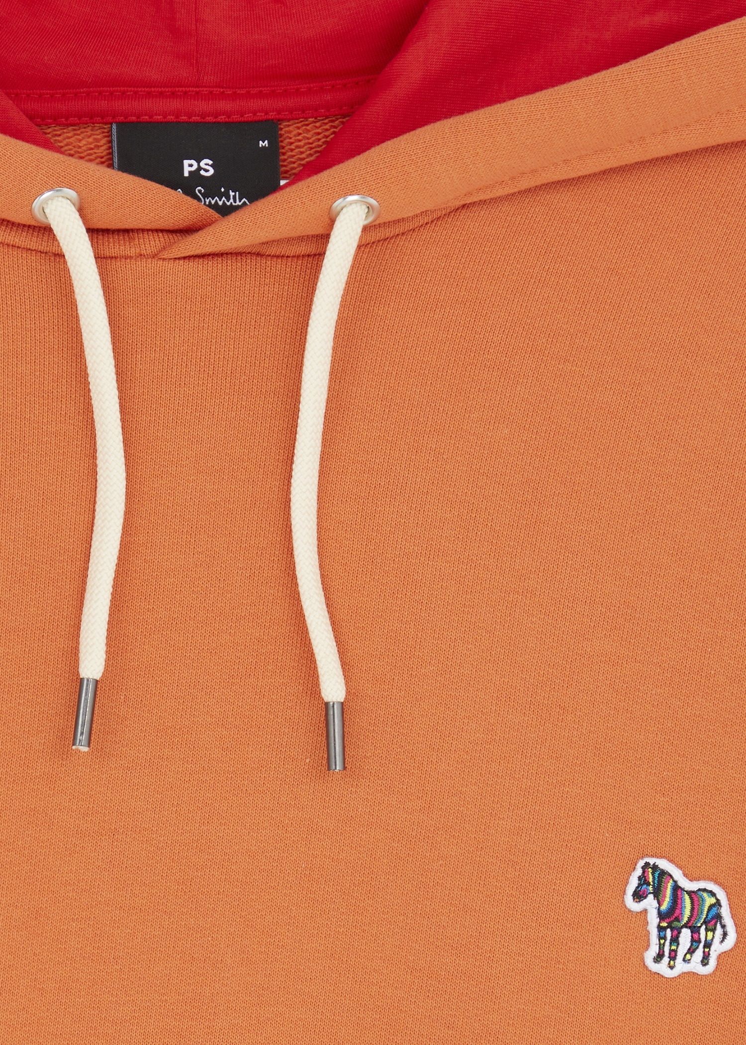 Orange Zebra Logo Organic Cotton Hoodie - 2