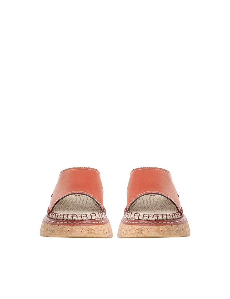 FLATFORM ESPADRILLE SLIDE 5